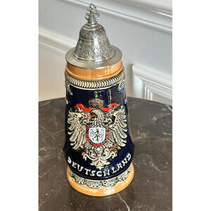 German Beer Stein Deutschland Monarchy Eagle Stein Limited Edition 2546/10000